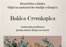 LUTKARSKA PREDSTAVA BAKICA CRVENKAPICA