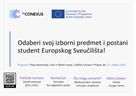 Ostvarite virtualnu mobilnost kroz EU-CONEXUS programe izbornih kolegija – prijave su u tijeku!