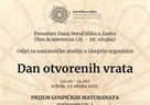 DAN OTVORENIH VRATA ODJELA ZA NASTAVNIČKE STUDIJE U GOSPIĆU